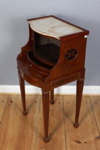 Mahogany bedside table, Louis XV